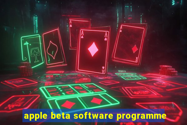 apple beta software programme